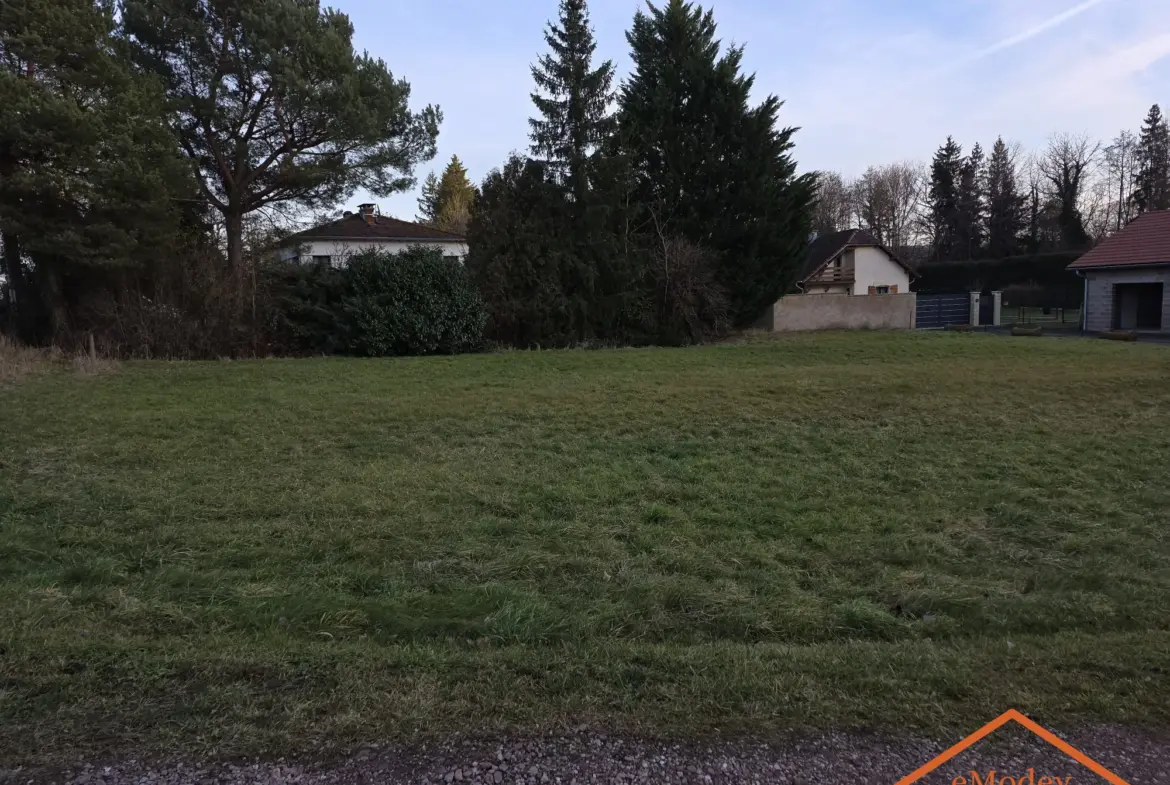 Terrain constructible de 1095 m² à Girecourt-sur-Durbion - Idéal pour votre projet 