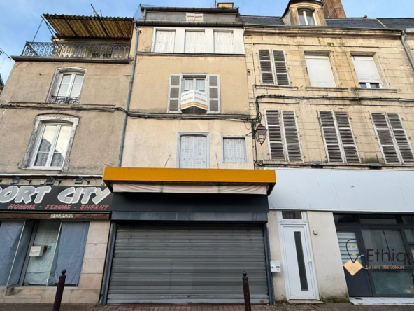 Immeuble rénovable en centre-ville de Bar-sur-Aube avec fort potentiel