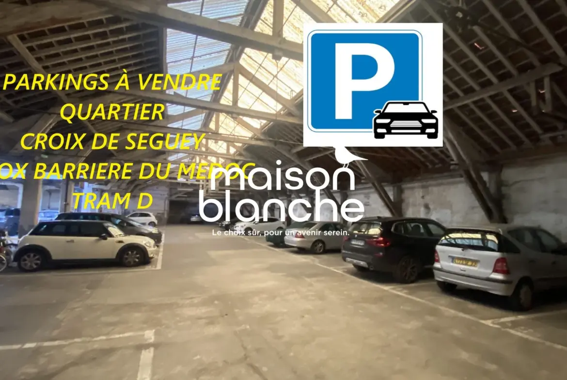 Stationnement sécurisé de 12 m² à Bordeaux - Parking privatif électrifié 