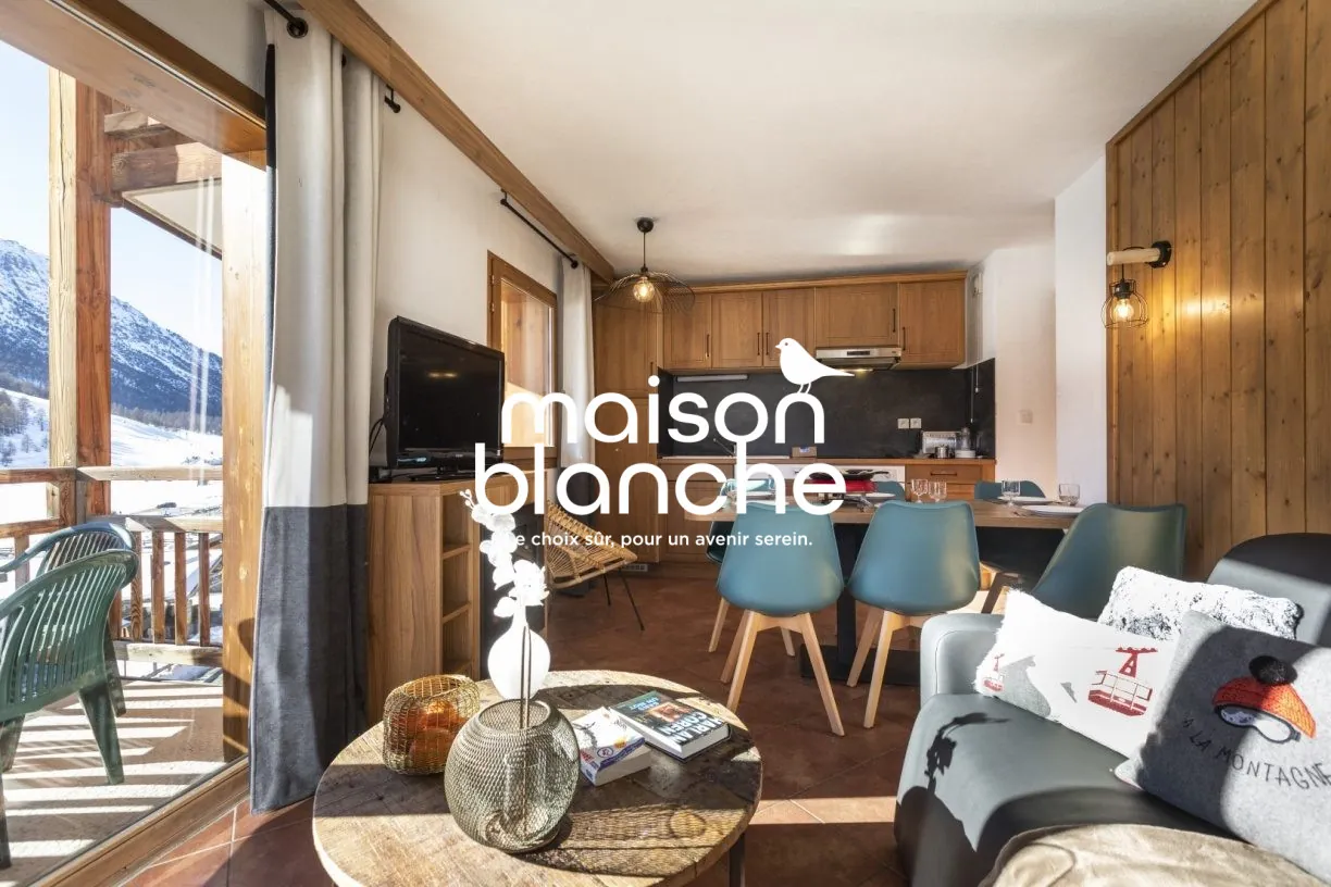 Investissement LMNP à Montgenèvre : Appartement T2 avec balcon et bail commercial 