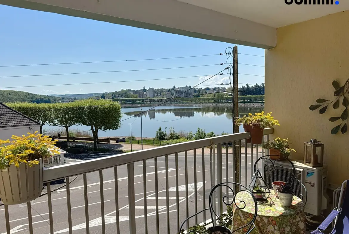 Appartement 4 pièces à vendre à Montceau-les-Mines, lumineux et terrasse 