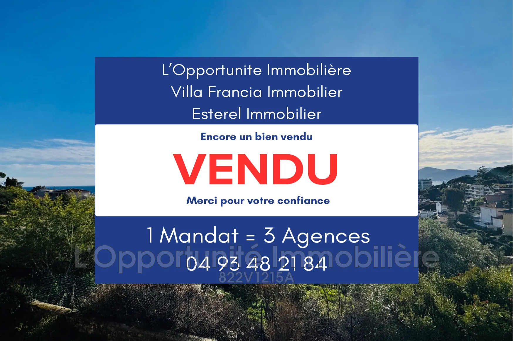 Appartement 2 pièces avec vue mer à Cannes, piscine et parking
