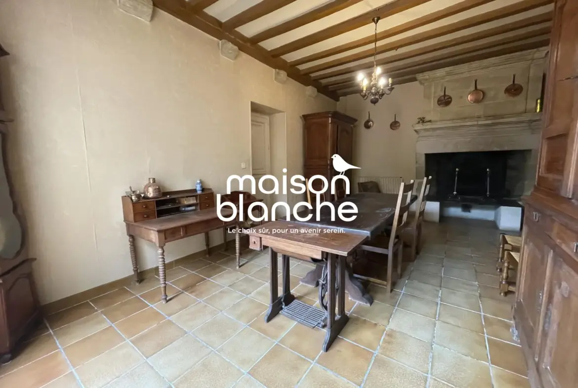 Belle maison en pierre avec jardin et potentiel à Blasimon 