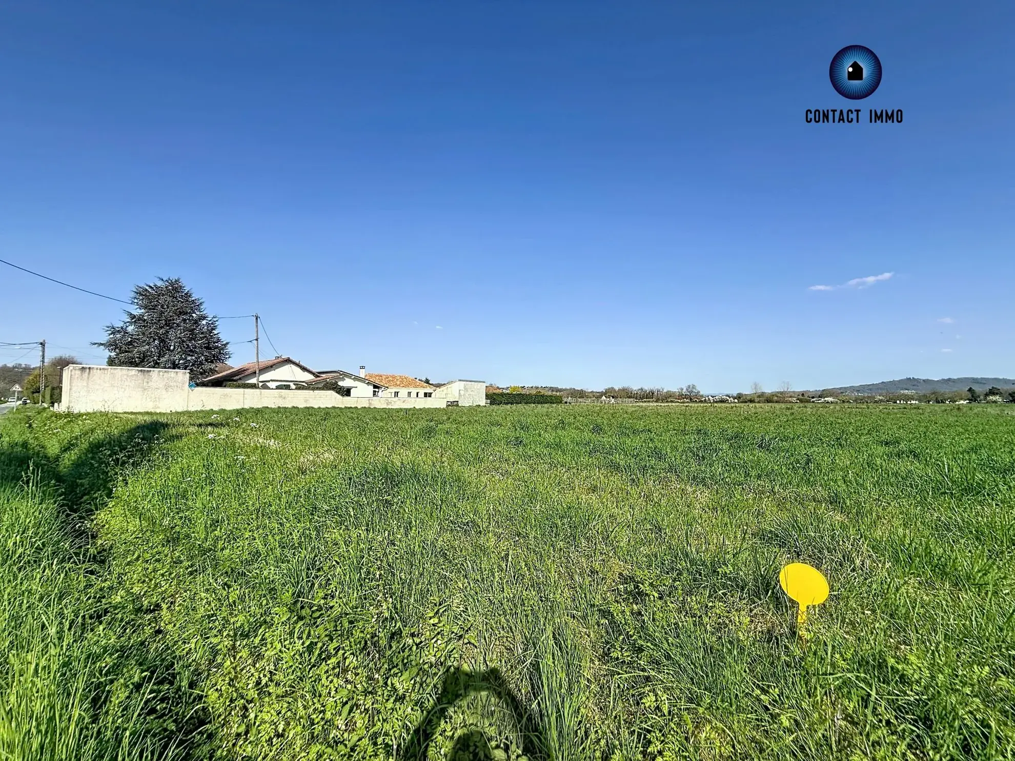 Terrain constructible à vendre à Pazayac - 1456 m², environnement calme, certification énergétique A 