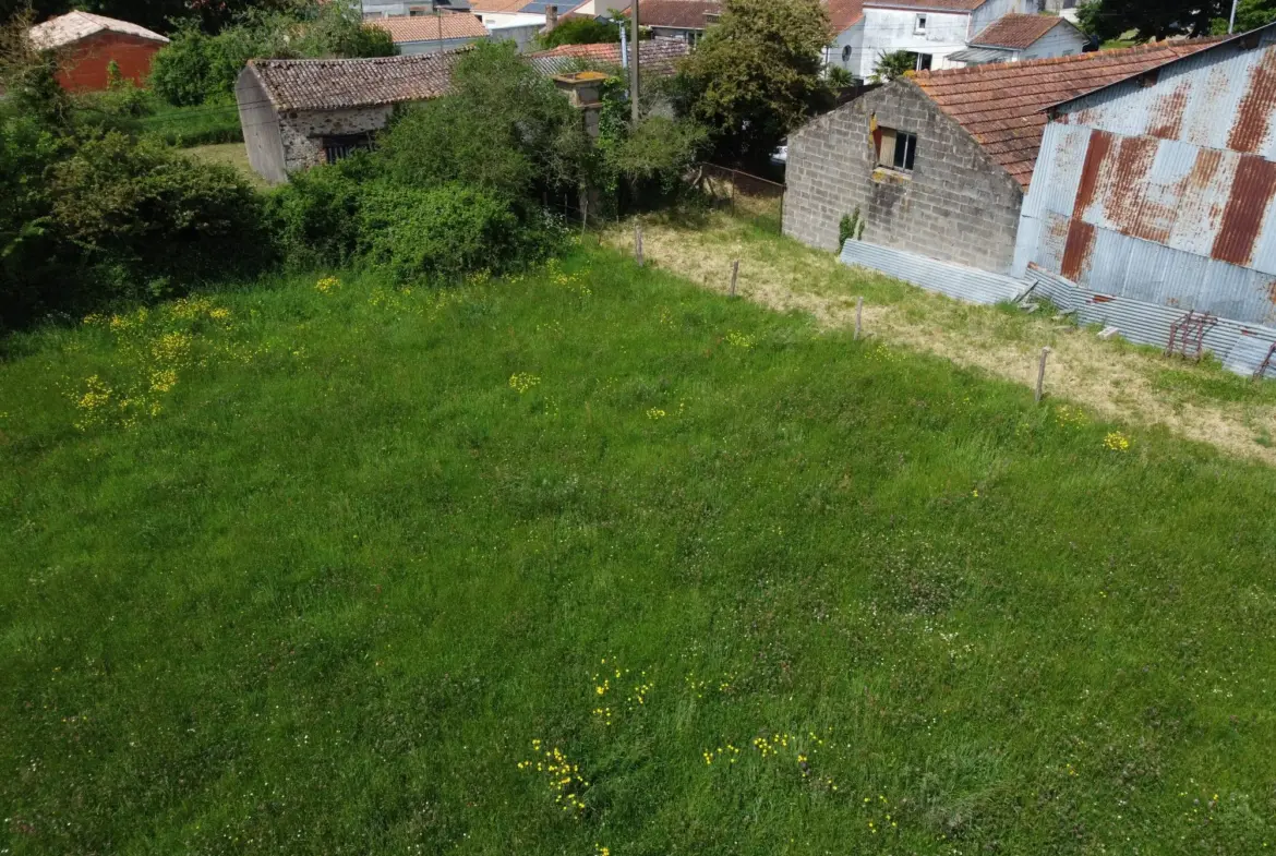 Dépendances en pierres avec terrain à Saint Lumine de Coutais - Cadre bucolique 