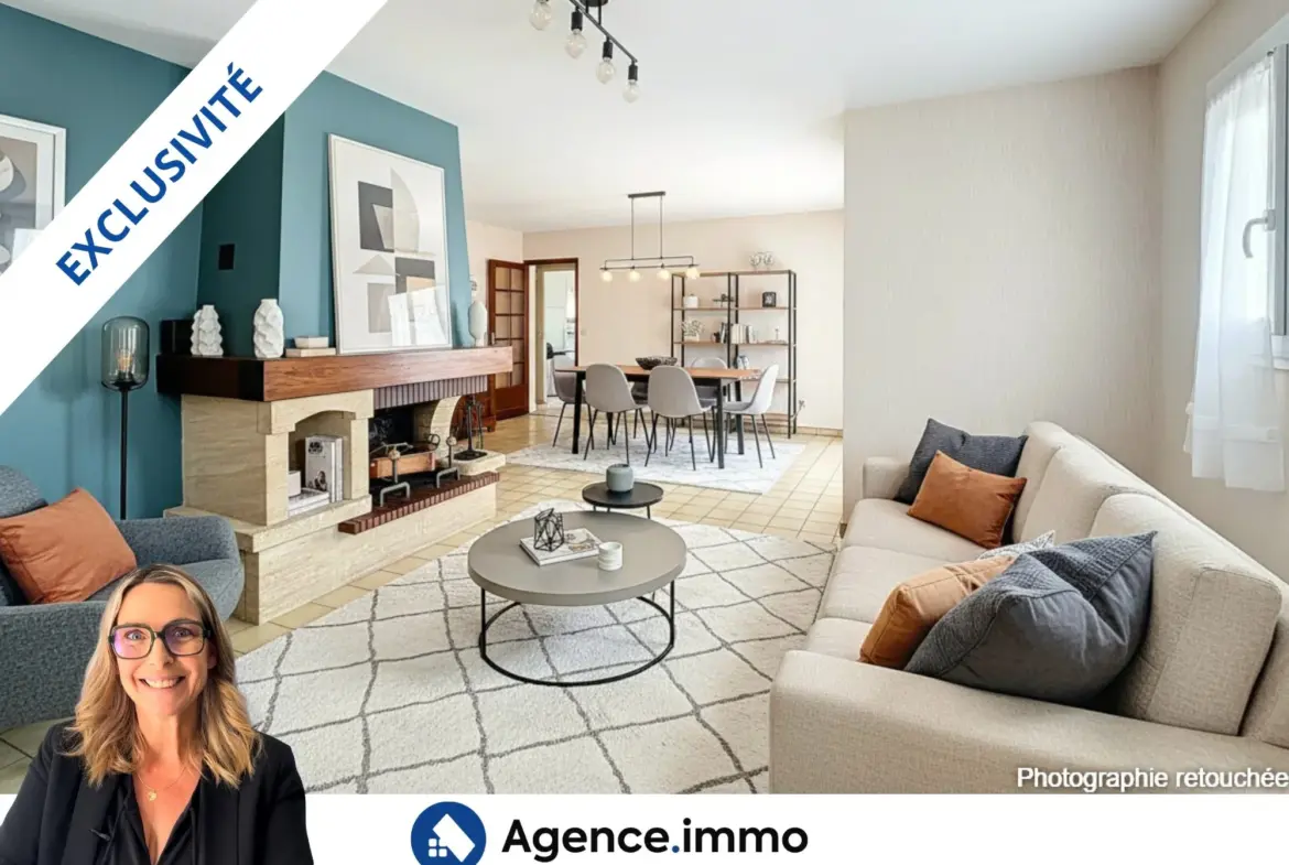 Maison individuelle 4 pièces avec grand terrain à Val-de-Livenne 