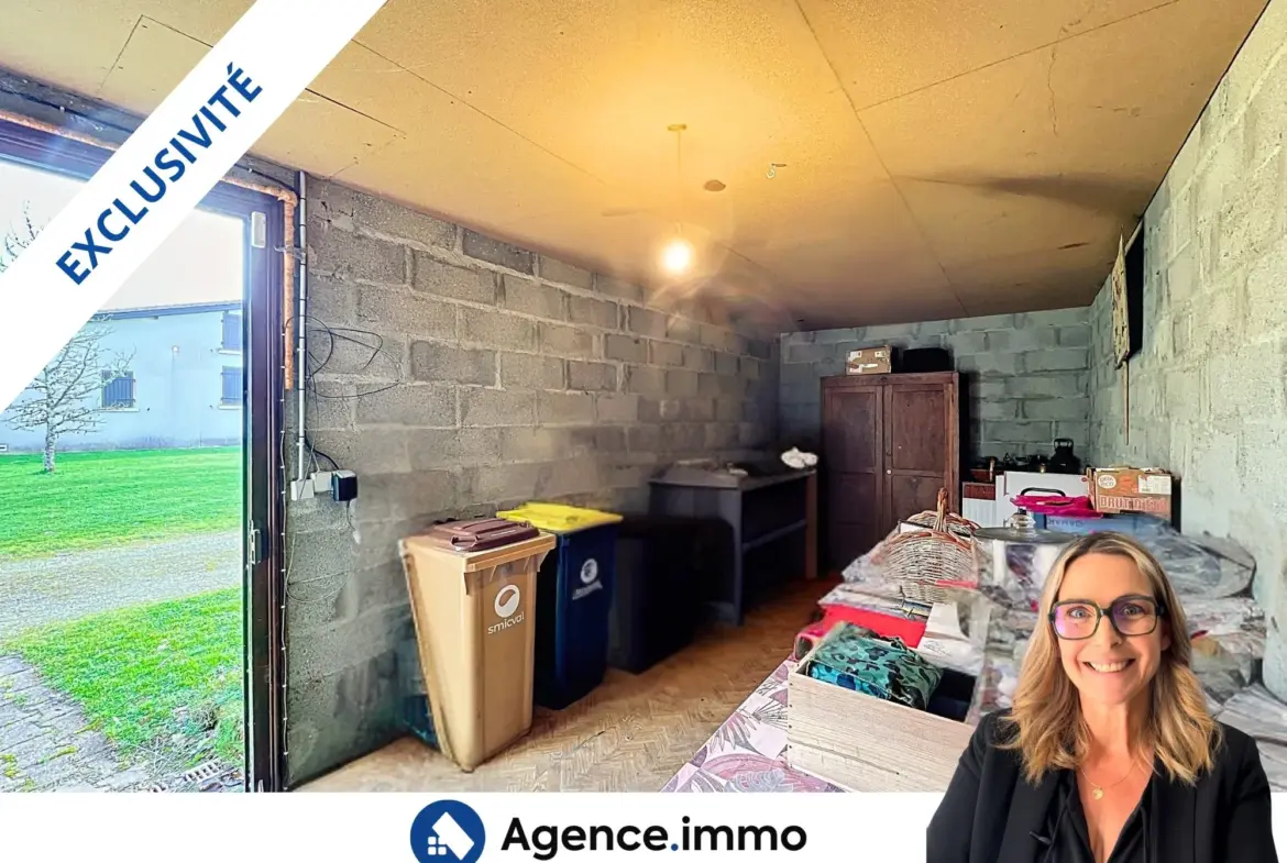 Maison individuelle 4 pièces avec grand terrain à Val-de-Livenne 