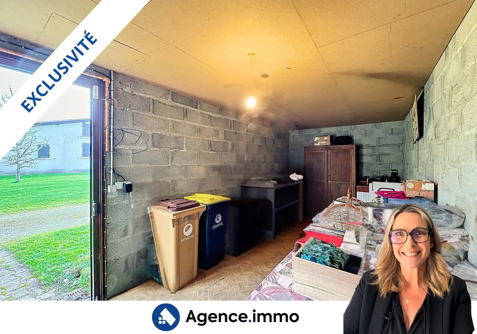 Maison individuelle 4 pièces avec grand terrain à Val-de-Livenne 