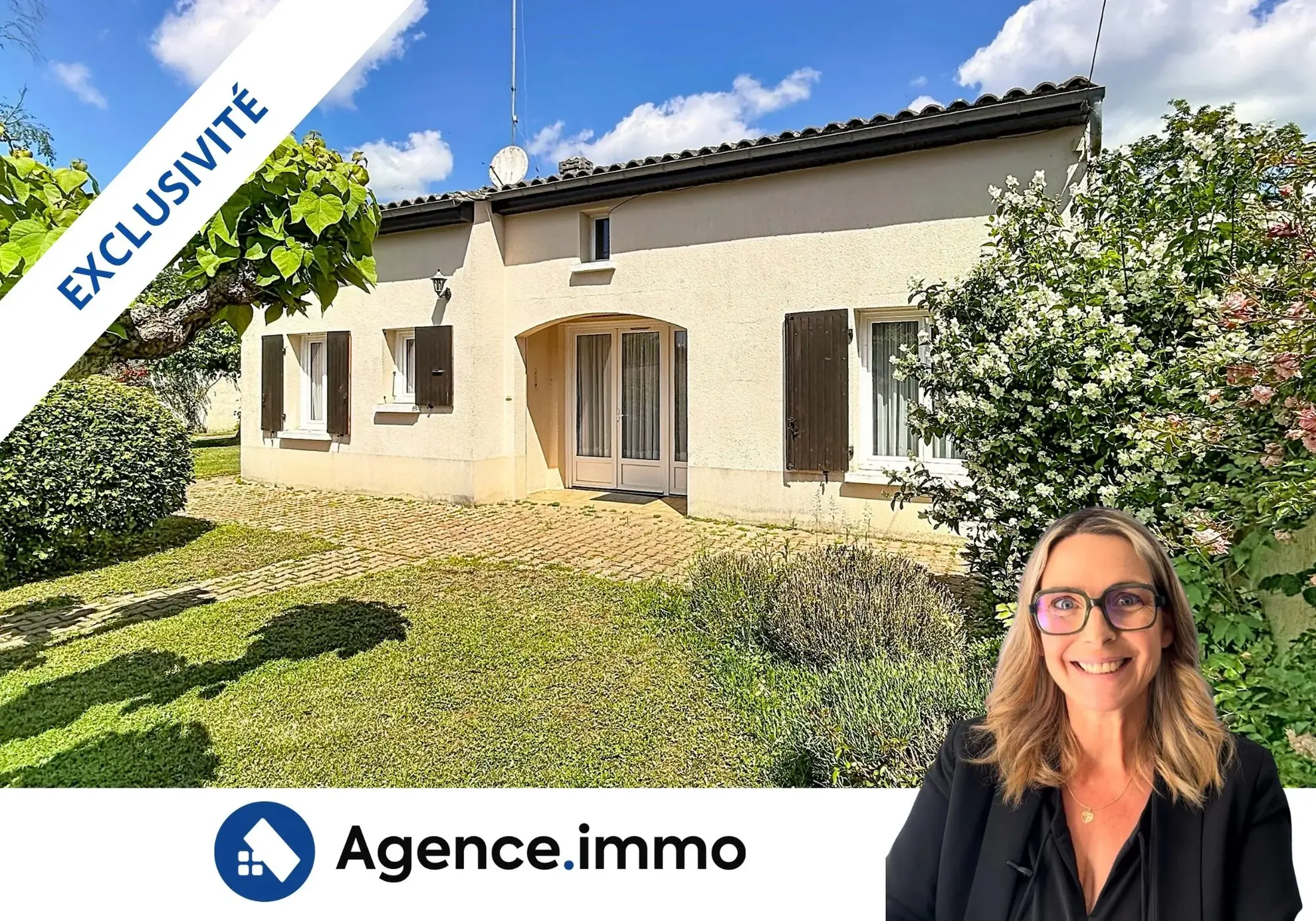 Maison individuelle 4 pièces avec grand terrain à Val-de-Livenne 