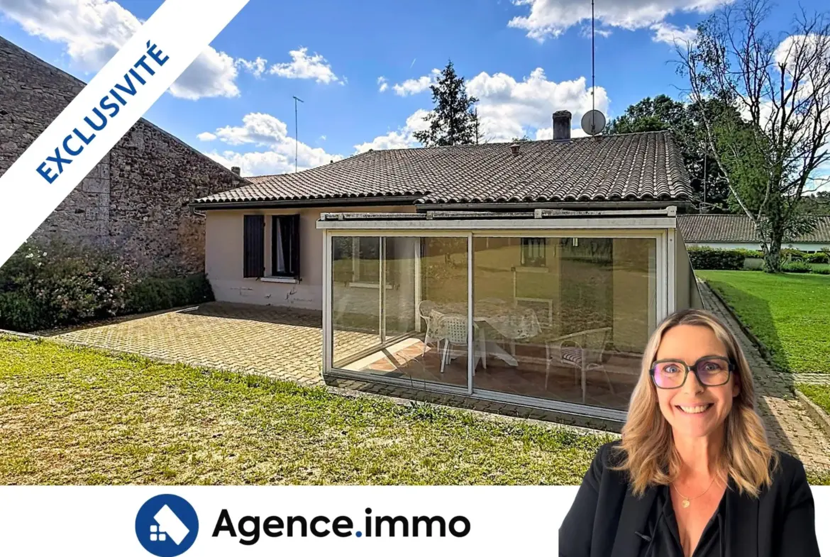 Maison individuelle 4 pièces avec grand terrain à Val-de-Livenne 