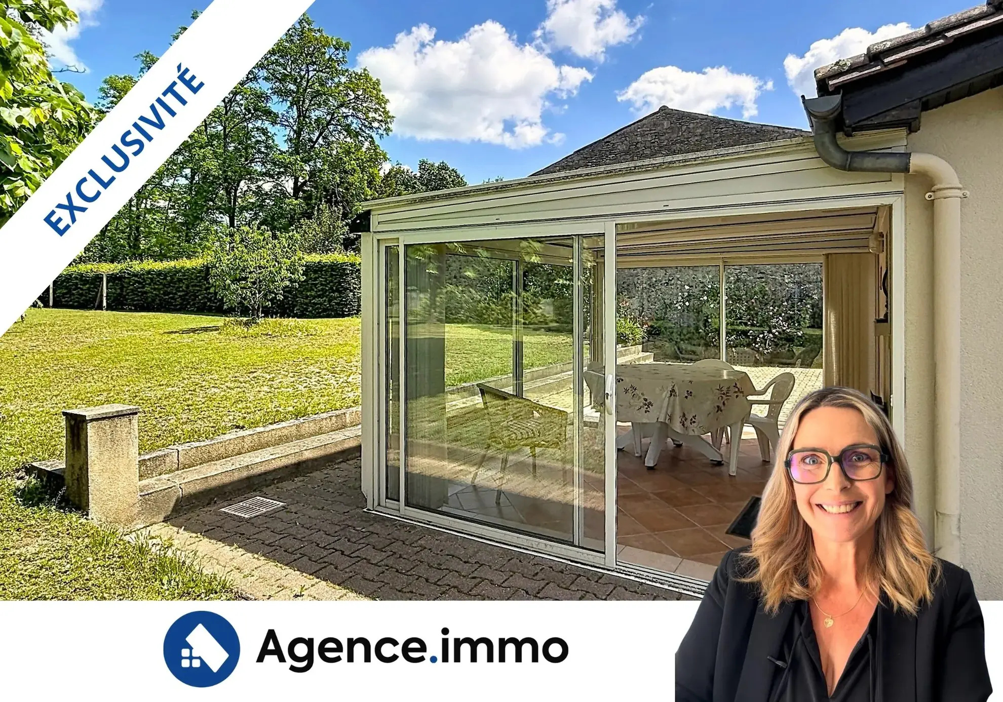 Maison individuelle 4 pièces avec grand terrain à Val-de-Livenne 