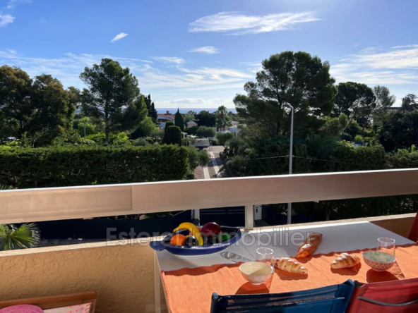 Appartement 2 pièces avec vue mer au Dramont, Saint-Raphaël