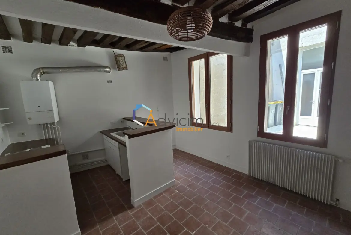 Maison ancienne à vendre à Orléans avec terrasse et potentiel de rénovation 