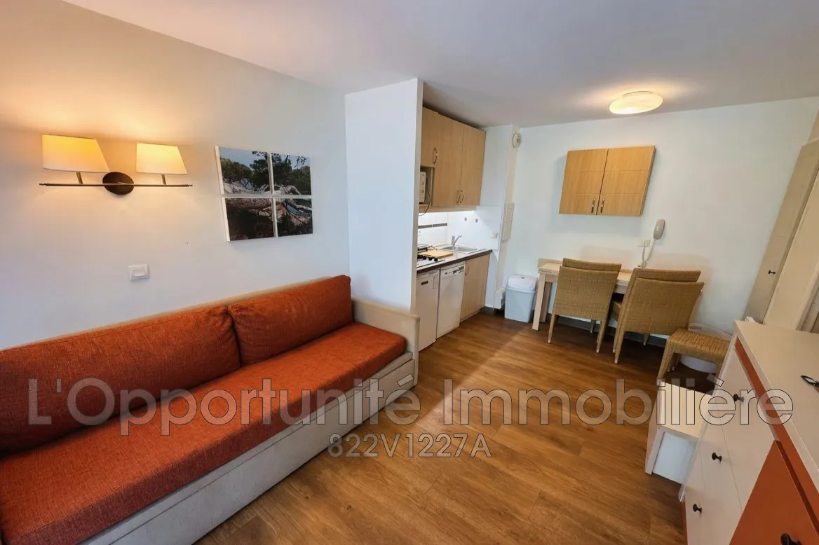 Bel appartement 2 pièces avec terrasse, piscine et jardin à Cannes 