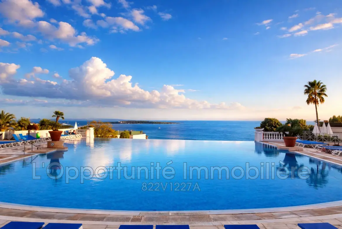 Bel appartement 2 pièces avec terrasse, piscine et jardin à Cannes 