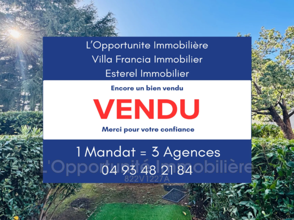 Bel appartement 2 pièces avec terrasse, piscine et jardin à Cannes