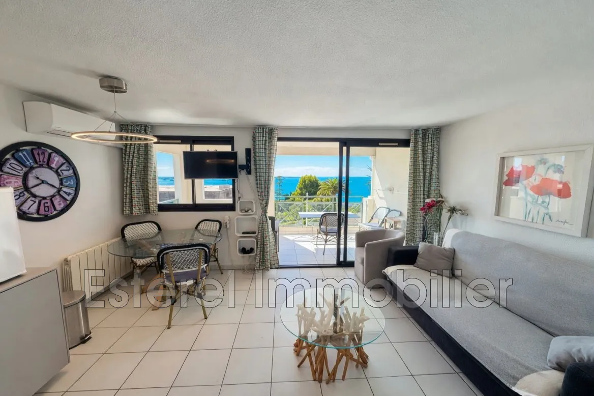 Appartement 2/3 pièces avec vue mer à Cannes - Piscine et terrasse 