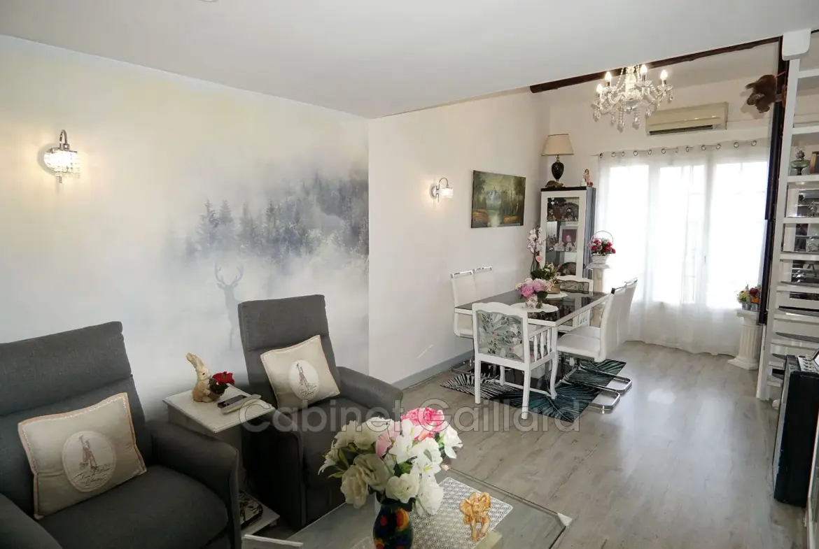 Appartement duplex avec piscine, cave et parking à Peymeinade 