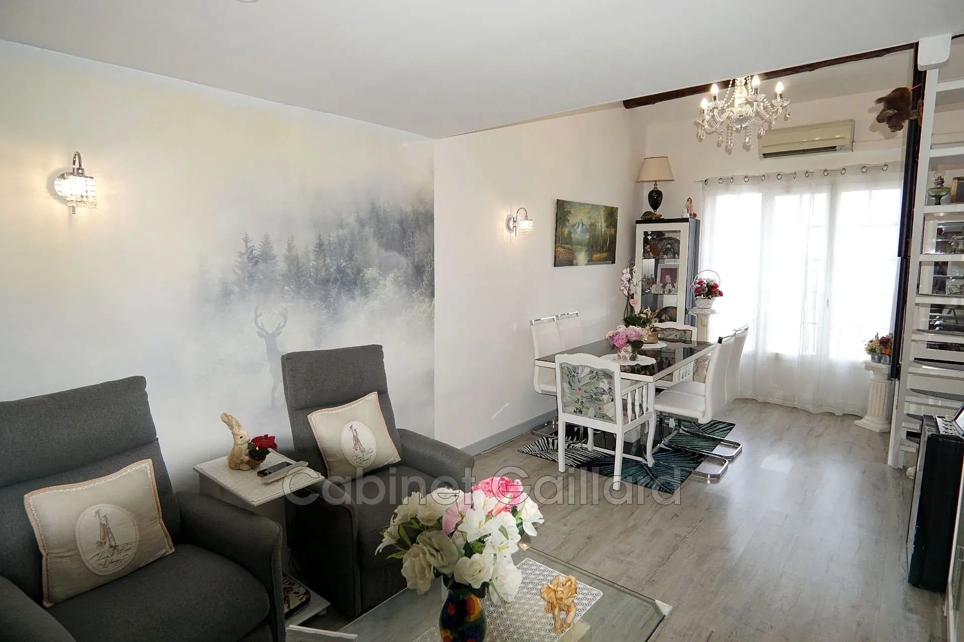 Appartement duplex avec piscine, cave et parking à Peymeinade 