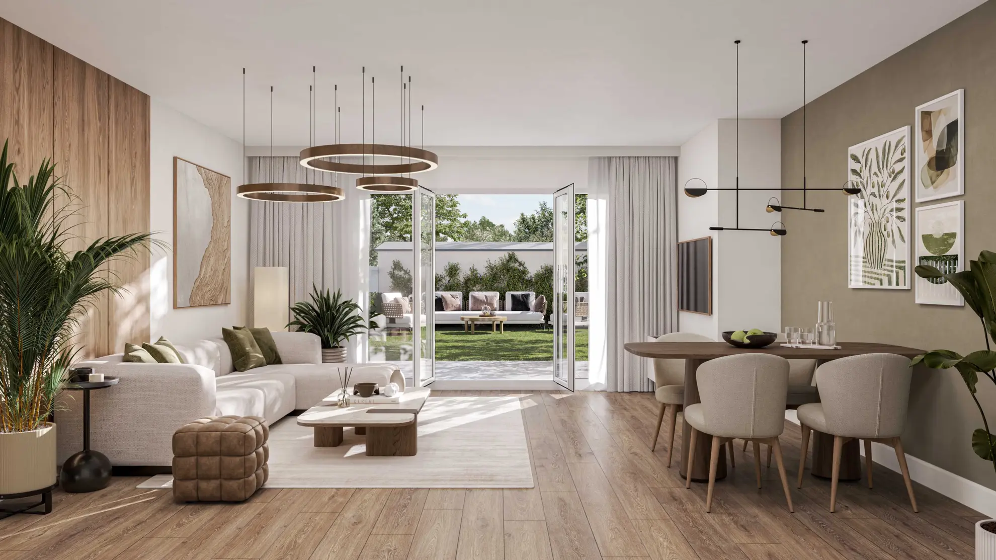 Programme neuf à Pierrelaye : appartements modernes avec espaces extérieurs 