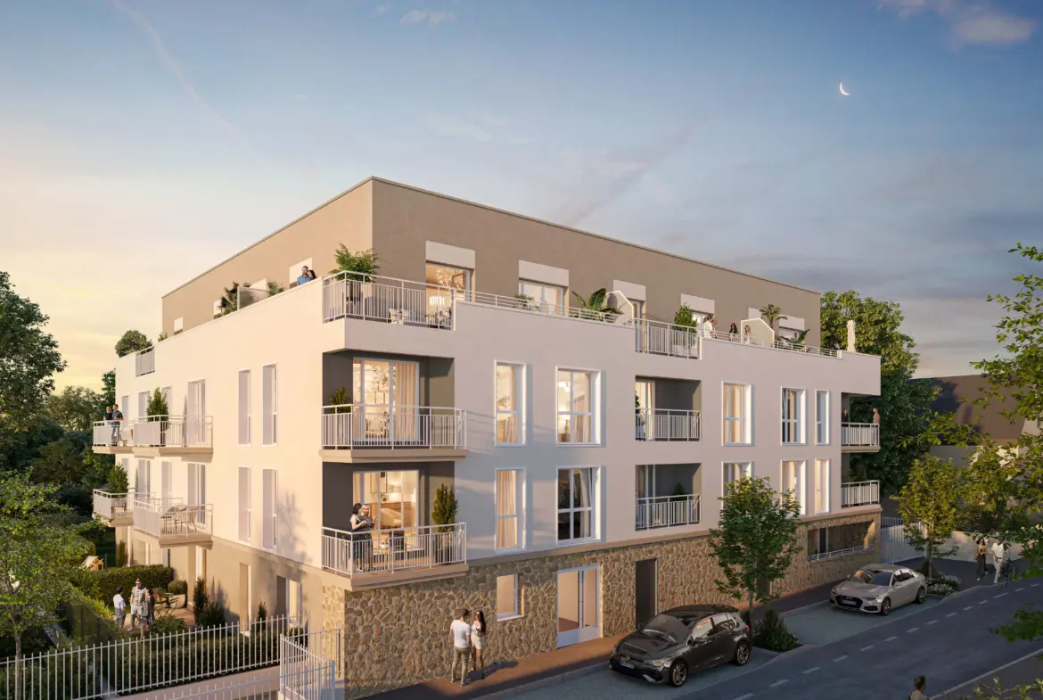 Programme neuf à Pierrelaye : appartements modernes avec espaces extérieurs 