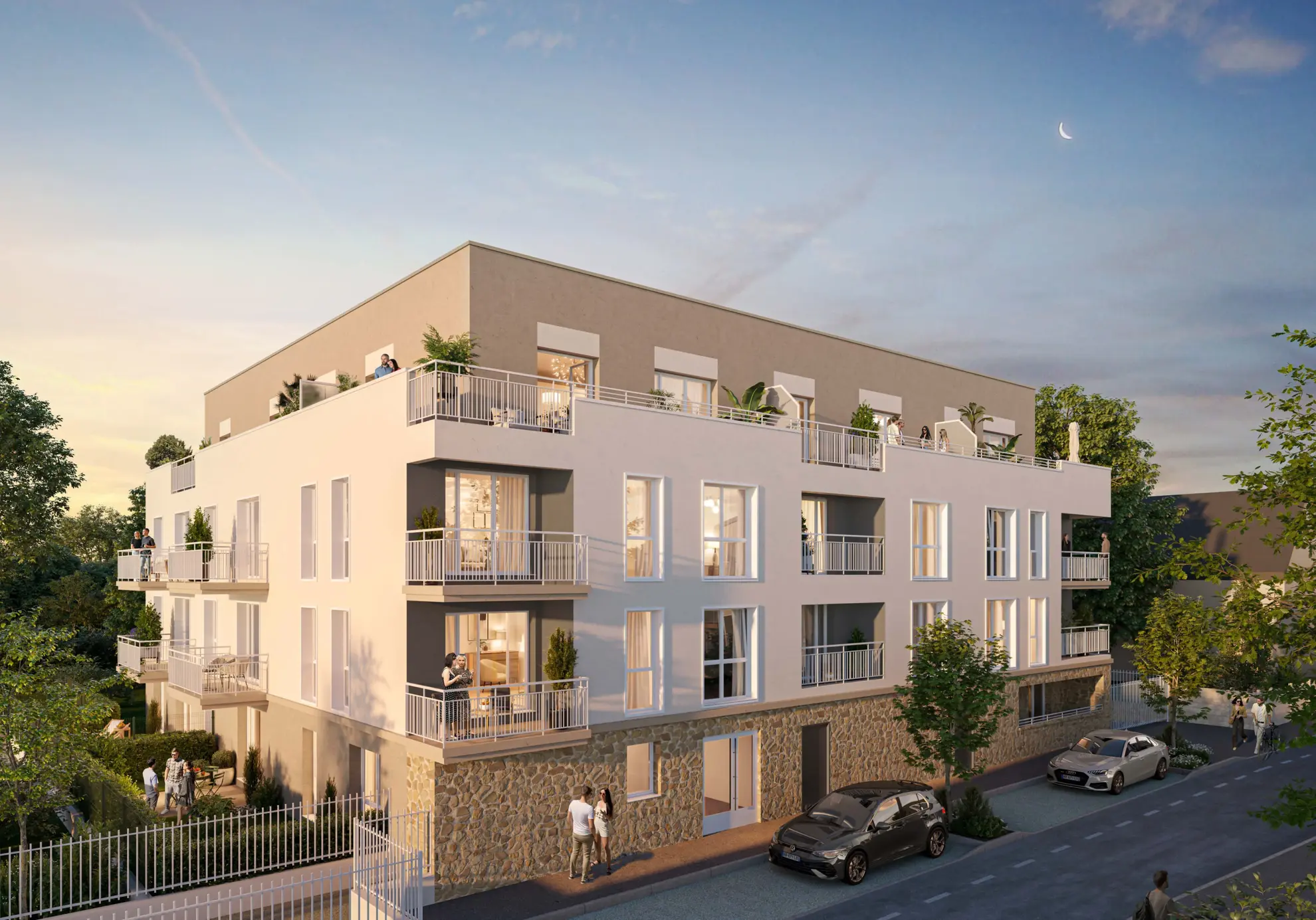 Programme neuf à Pierrelaye : appartements modernes avec espaces extérieurs 