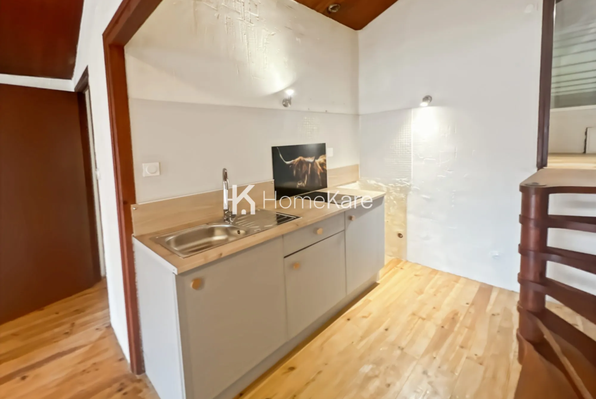 Investissement immobilier à Montréjeau : immeuble avec commercial et appartements rénovés 