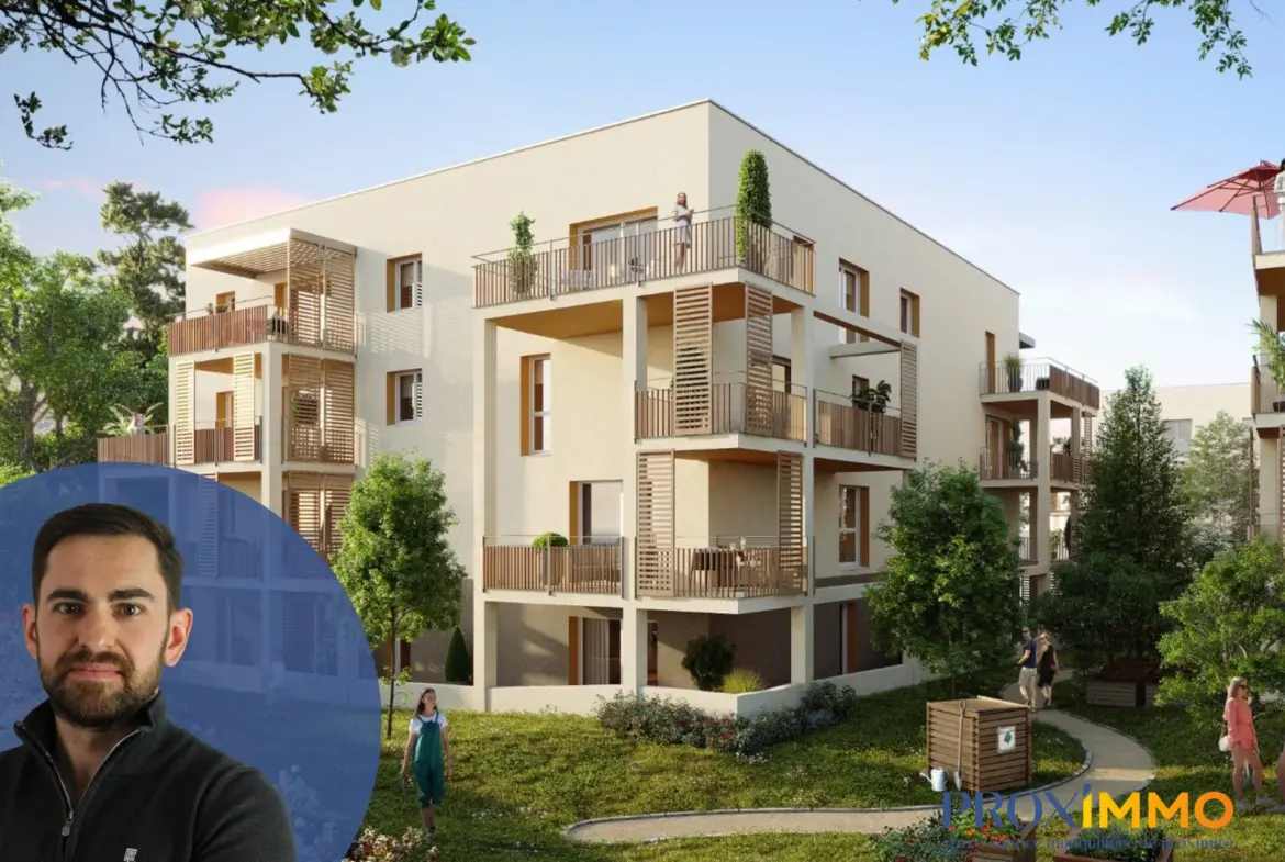Appartement neuf à Tullins – Résidence Les Robinsons, vue sur le Vercors 