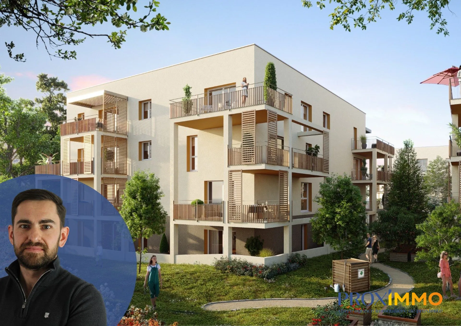 Appartement neuf à Tullins – Résidence Les Robinsons, vue sur le Vercors 