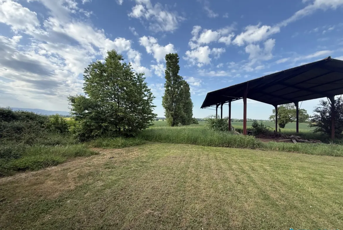 Hangar agricole de 150m² à vendre à Francheleins avec terrain de 2786m² 