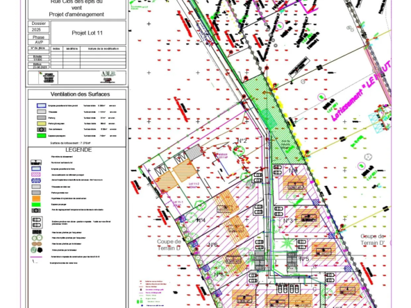 Terrain constructible de 680 m² à Val d'Arry, prêt à bâtir
