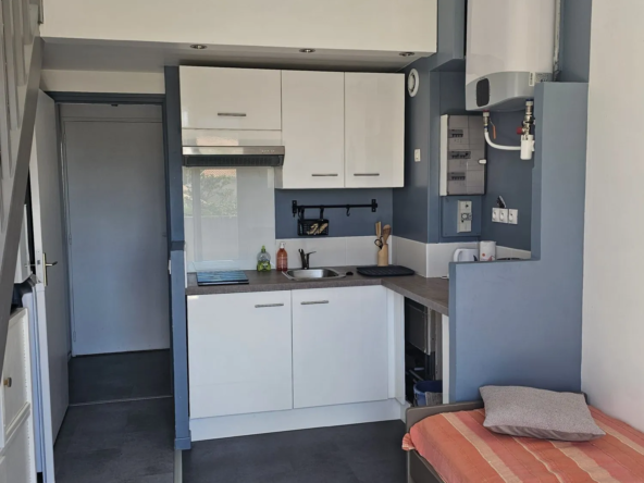 Studio mezzanine à vendre à Saint-Jean-de-Monts avec balcon et parking privé