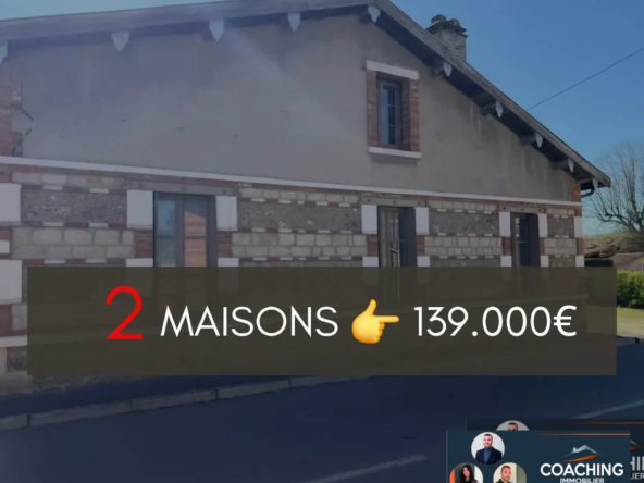 Ensemble immobilier avec 2 maisons indépendantes à Pogny