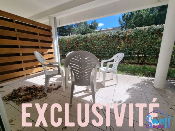 Bel appartement T2 PMR à Moliets avec terrasse et piscine chauffée