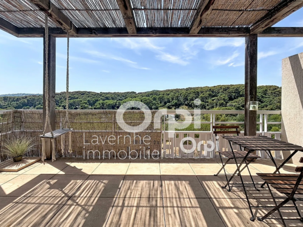 Bel appartement 2 pièces avec terrasse et piscine à Fontmerle, Antibes