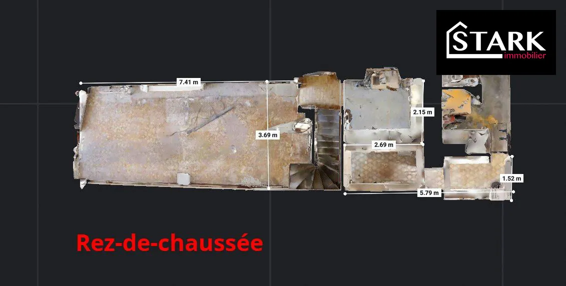 Immeuble mixte à vendre à Colombier Fontaine avec fort potentiel de rénovation 