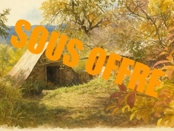 A vendre propriété avec maison à rénover, grange et bungalow à Belvédère