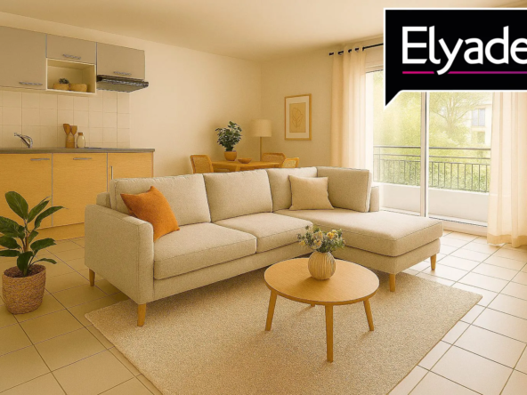Appartement T2 lumineux de 43,76 m² à Begles avec parking et proximité tramway