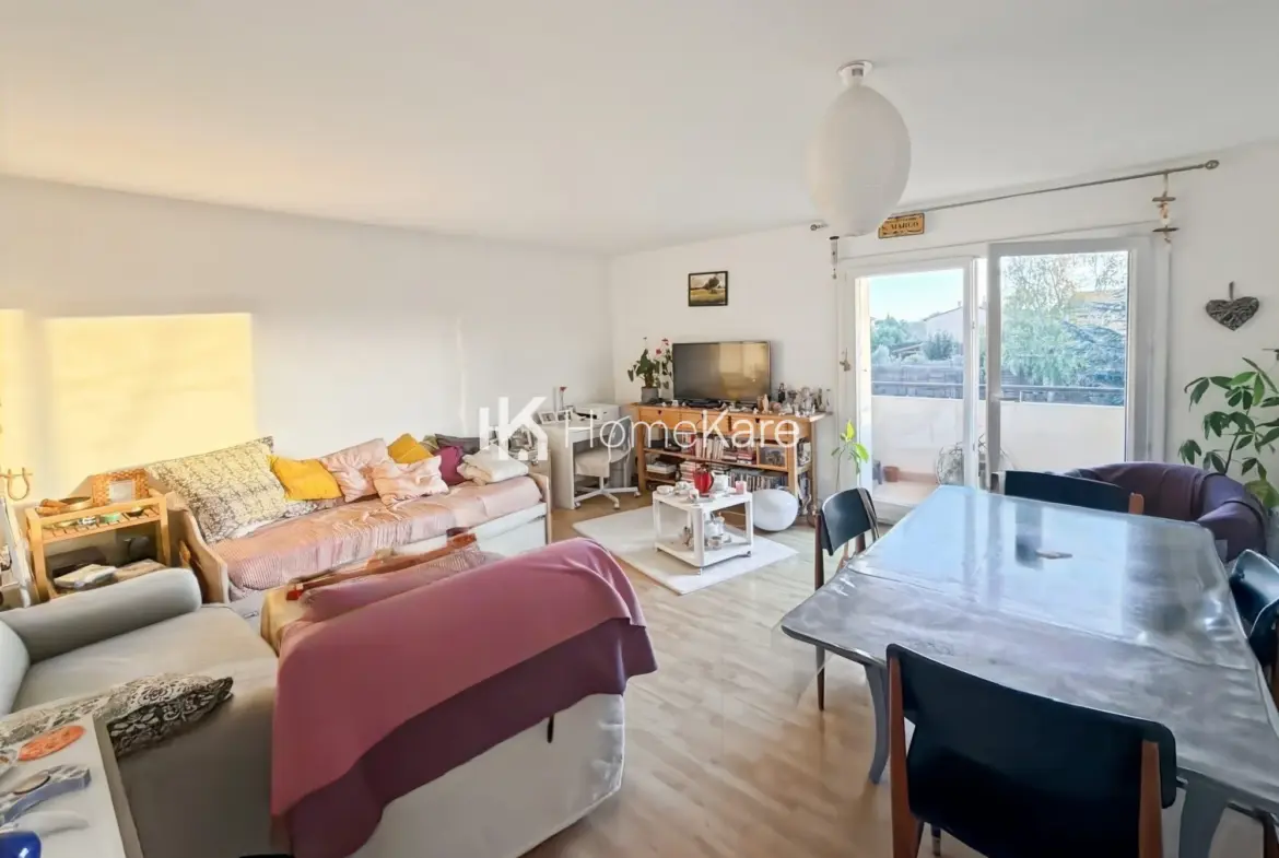 Appartement 3 pièces lumineux avec balcon, cave et parking à Toulouse La Fourguette 