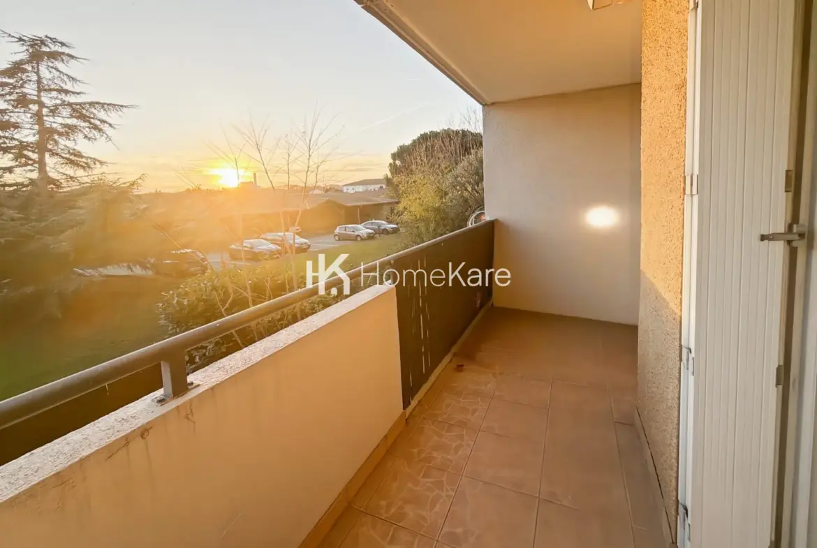 Appartement 3 pièces lumineux avec balcon, cave et parking à Toulouse La Fourguette 