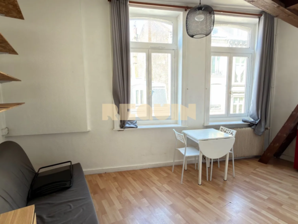 Appartement F1 bis lumineux à Lille Centre - Libre d'occupation