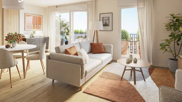 Appartement T3 neuf à Montpellier avec balcon et parking | Livraison 2028