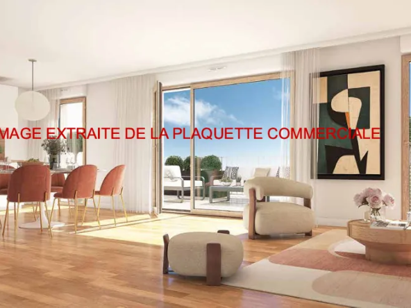 Appartement T3 neuf à Stains, dernier étage avec parking, livraison 2028, prix attractif
