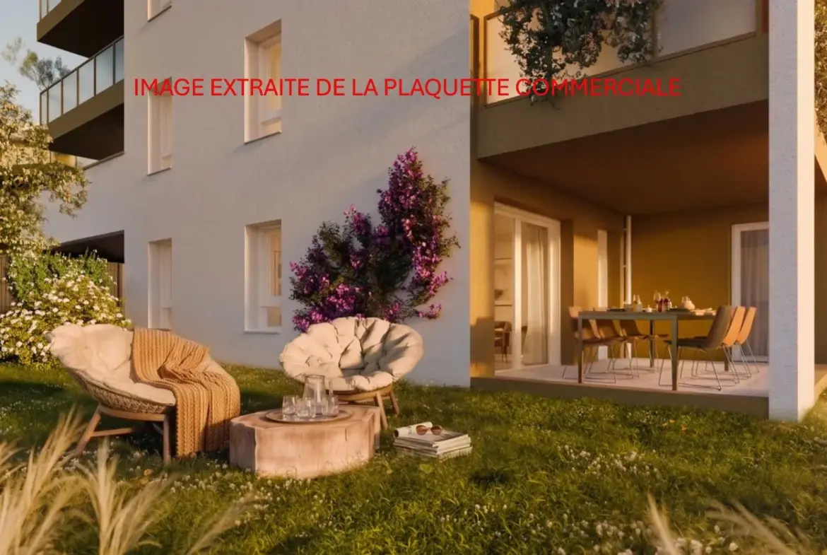 Appartement 2 pièces neuf à Montpellier avec balcon et parking, livraison 2028 