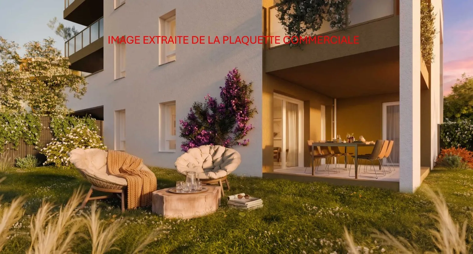 Appartement 2 pièces neuf à Montpellier avec balcon et parking, livraison 2028 