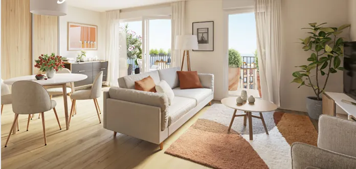 Appartement 2 pièces neuf à Montpellier avec balcon et parking, livraison 2028 
