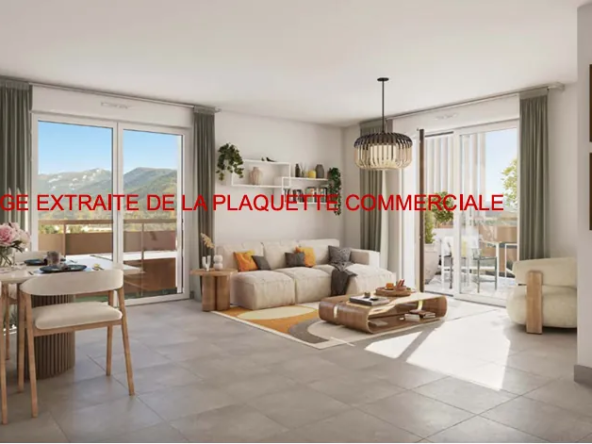 Appartement 2 pièces à Ugine livraison 2027, neuf et économe en énergie