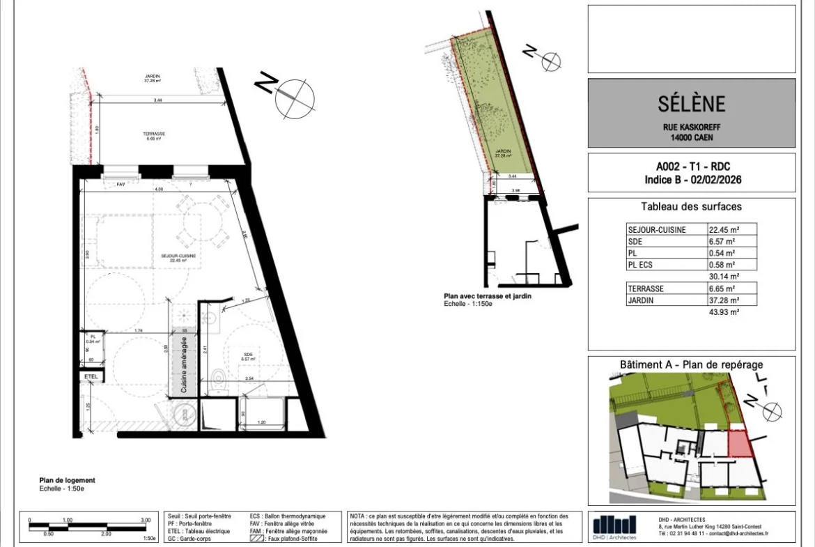 Studio avec terrasse et jardin à vendre à Caen - Emplacement idéal 