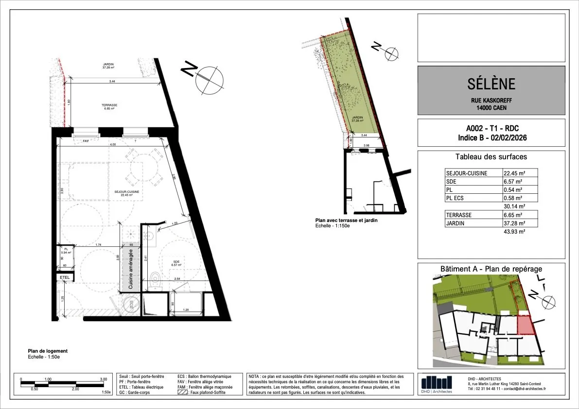 Studio avec terrasse et jardin à vendre à Caen - Emplacement idéal 