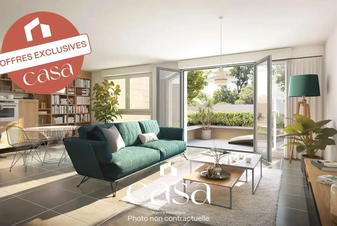 Studio avec terrasse et jardin à vendre à Caen - Emplacement idéal 